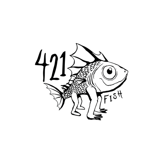 Rusty Surfboards 421 Fish model artwork