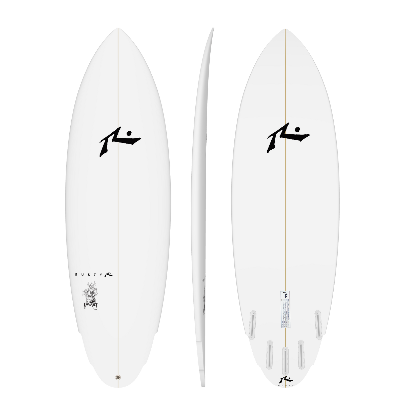 Rusty DWART surfboard