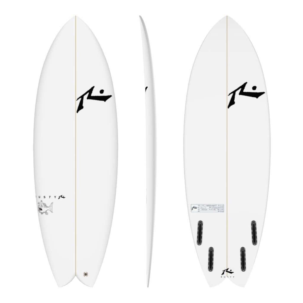 Rusty FISH QUATRO surfboard