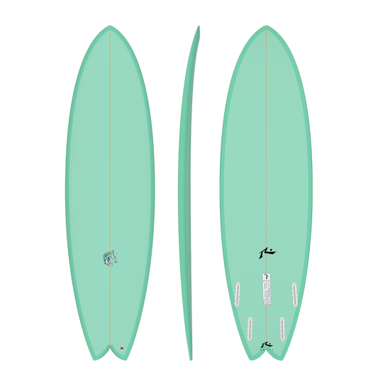Rusty NOT SO MOBY FISH surfboard