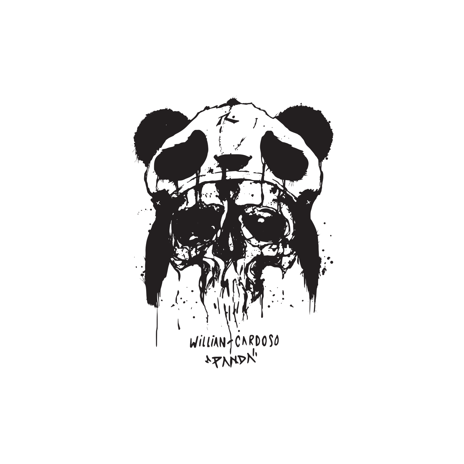 Rusty Surfboards Panda model artwork