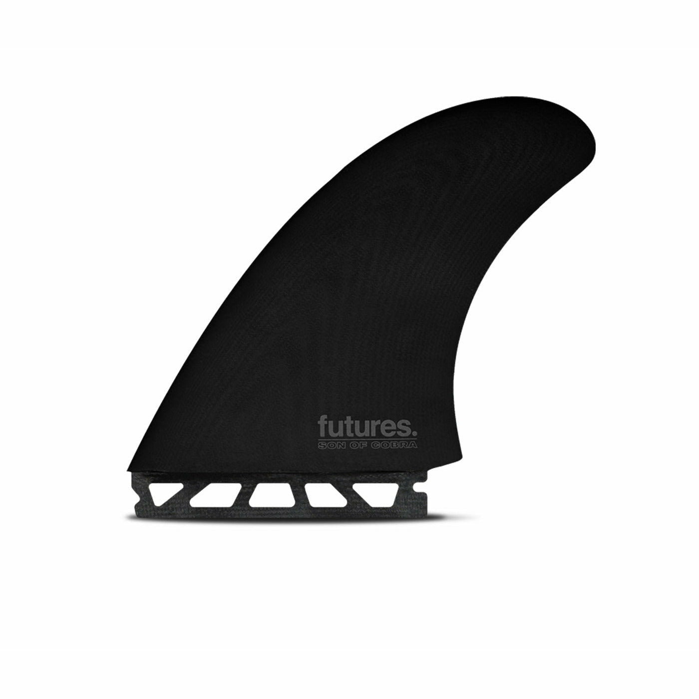 Futures Fins - SON OF COBRA TWIN  Fiberglass - Universal (Black/Marble)