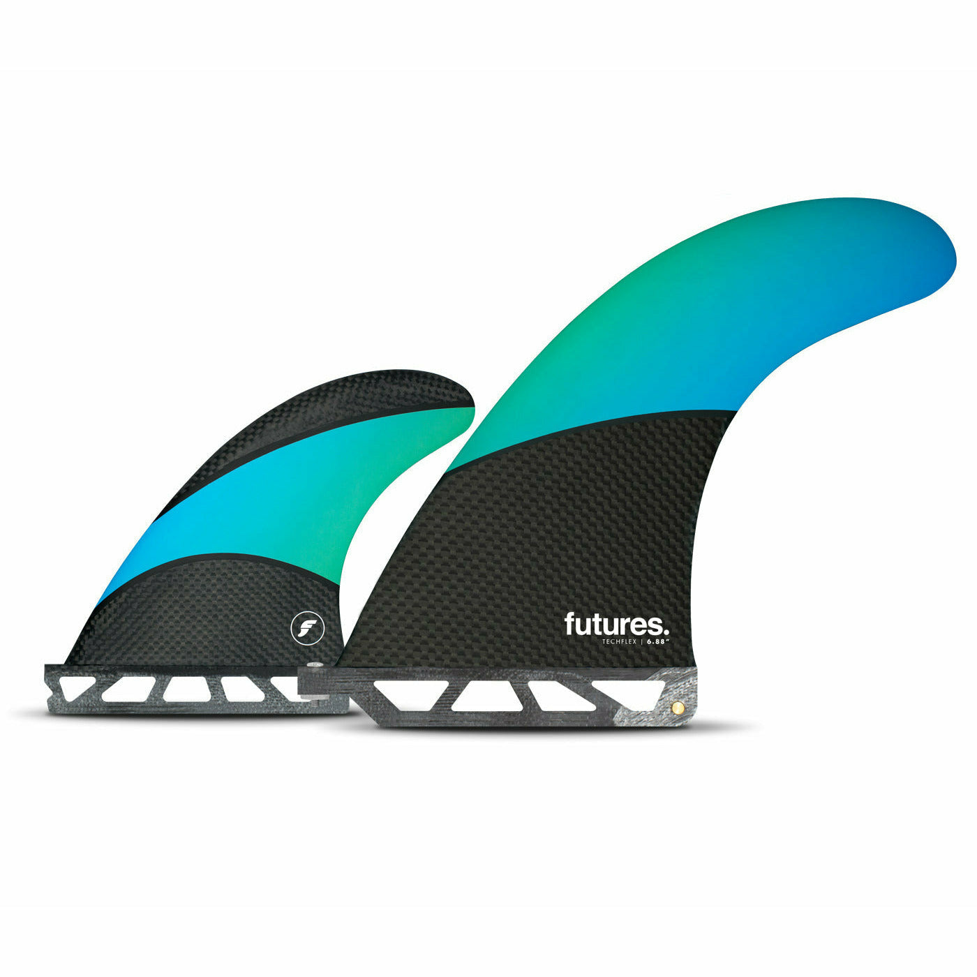 Futures Fins - TECHFLEX 2+1 Techflex - Universal (Blue/Green)