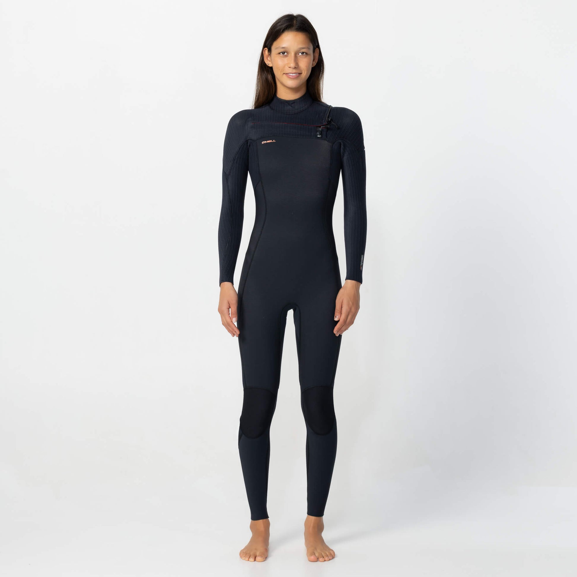 Women's HyperFire 4/3mm Steamer Chest Zip - Black - O'Neill